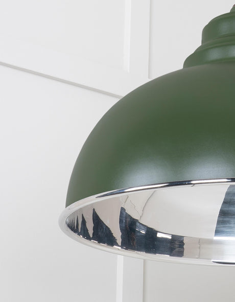 From The Anvil - Smooth Nickel Harborne Pendant in Heath | Sku. 49505H | Trade Door Handles.