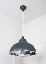 From The Anvil - Smooth Nickel Harborne Pendant in Slate | Sku. 49505SL | Trade Door Handles.