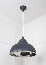 From The Anvil - Smooth Nickel Harborne Pendant in Slate | Sku. 49505SL | Trade Door Handles.