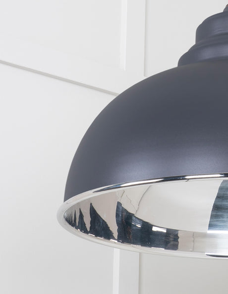 From The Anvil - Smooth Nickel Harborne Pendant in Slate | Sku. 49505SL | Trade Door Handles.