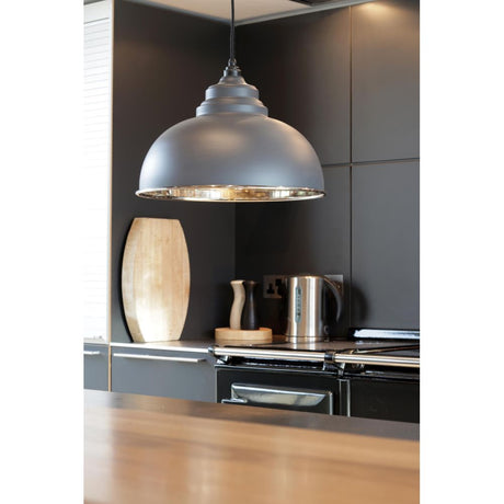 From The Anvil - Smooth Nickel Harborne Pendant in Slate | Sku. 49505SL | Trade Door Handles.