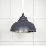 From The Anvil - Smooth Nickel Harborne Pendant in Slate | Sku. 49505SL | Trade Door Handles.