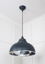 From The Anvil - Smooth Nickel Harborne Pendant in Soot | Sku. 49505SO | Trade Door Handles.