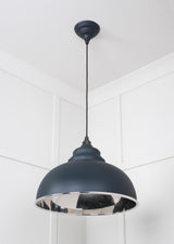 From The Anvil - Smooth Nickel Harborne Pendant in Soot | Sku. 49505SO | Trade Door Handles.