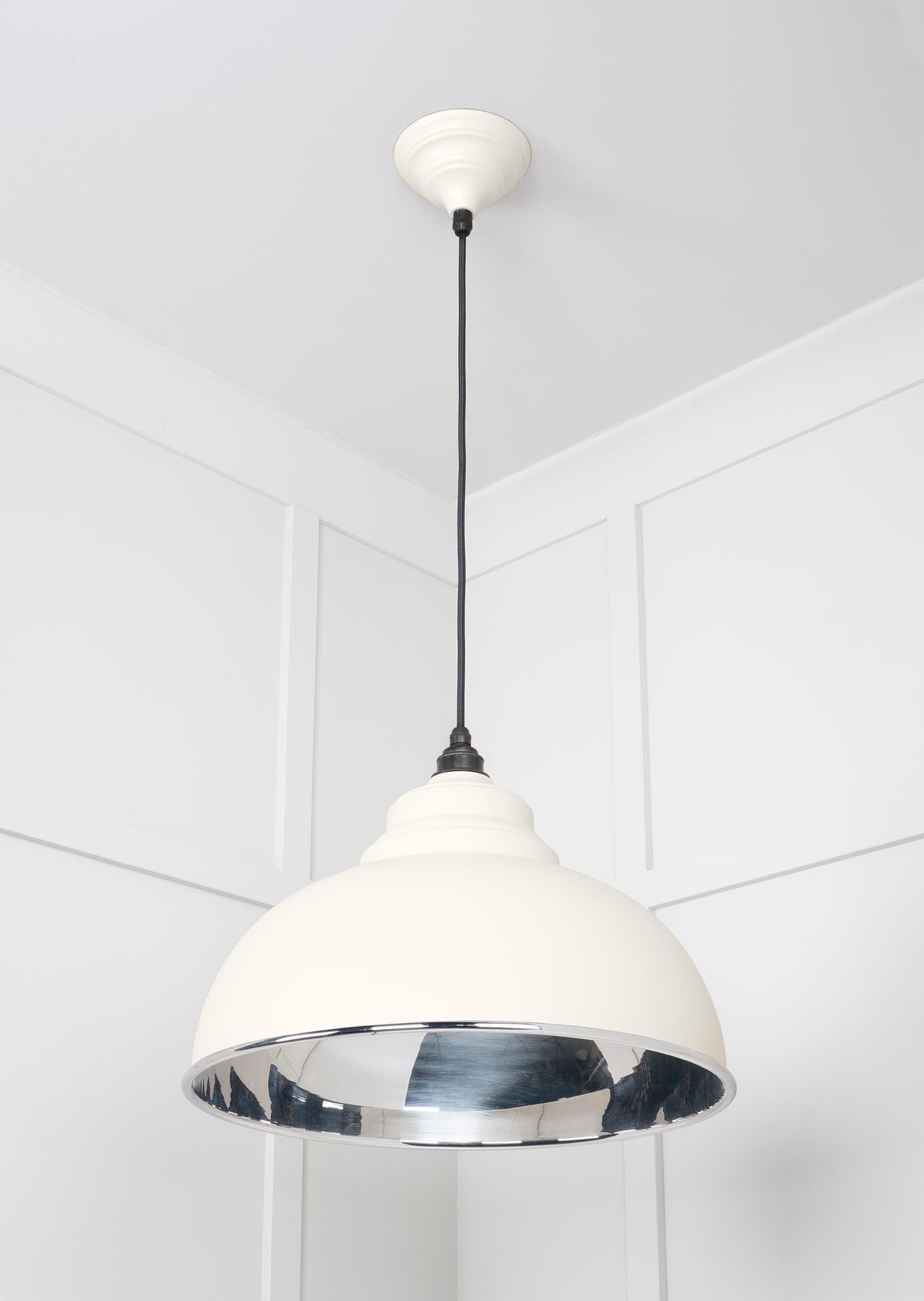 From The Anvil - Smooth Nickel Harborne Pendant in Teasel | Sku. 49505TE | Trade Door Handles.