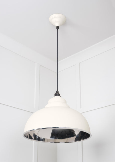 From The Anvil - Smooth Nickel Harborne Pendant in Teasel | Sku. 49505TE | Trade Door Handles.