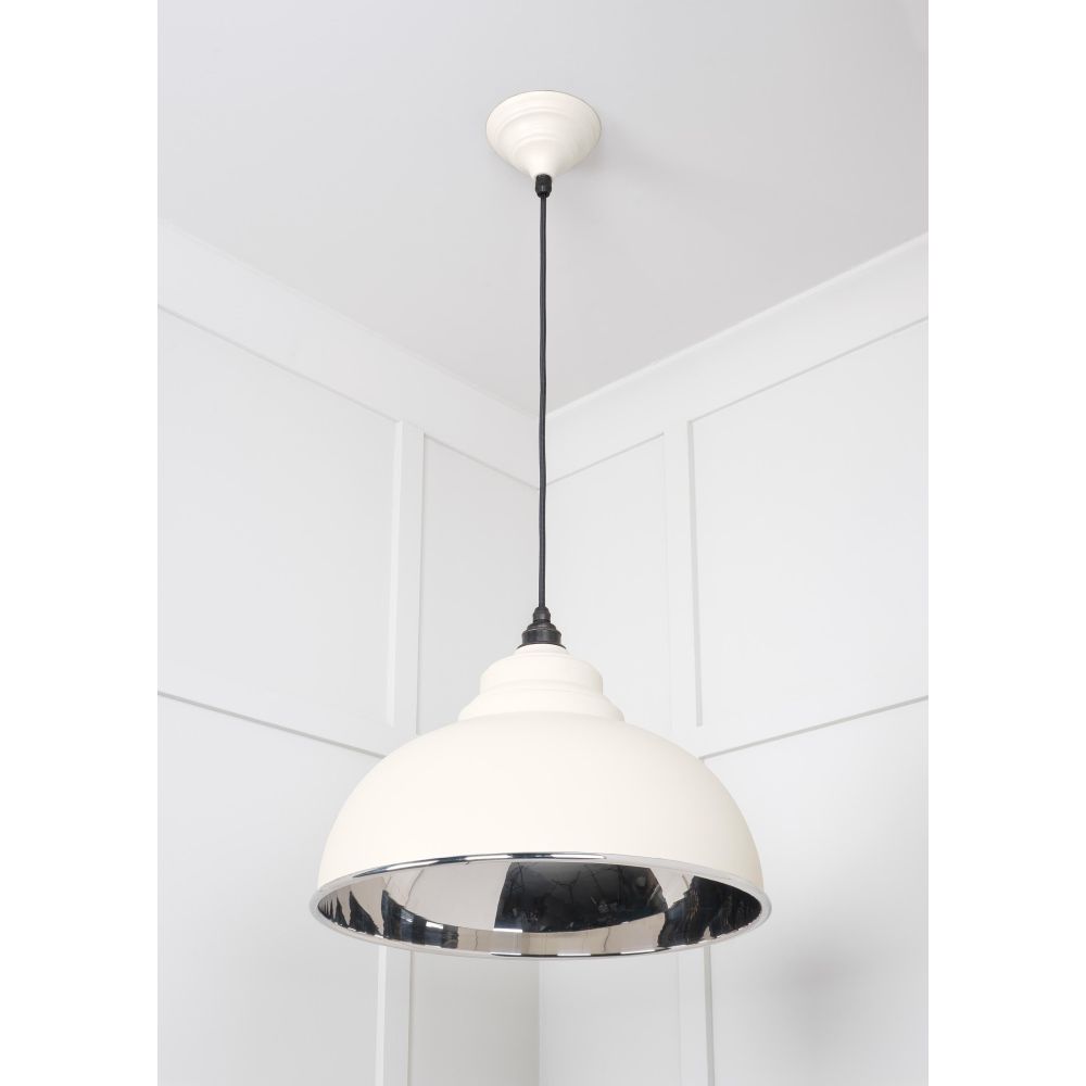 From The Anvil - Smooth Nickel Harborne Pendant in Teasel | Sku. 49505TE | Trade Door Handles.