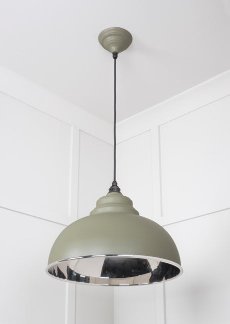 From The Anvil - Smooth Nickel Harborne Pendant in Tump | Sku. 49505TU | Trade Door Handles.