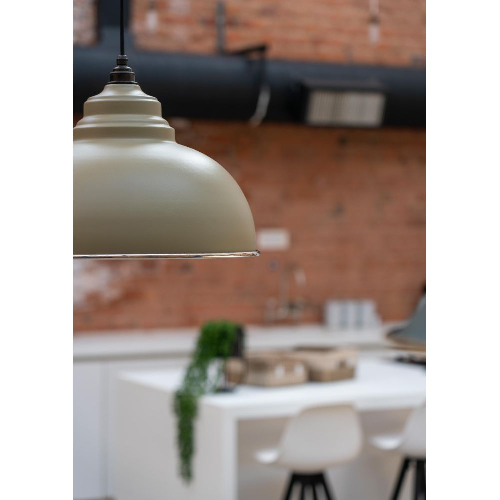 From The Anvil - Smooth Nickel Harborne Pendant in Tump | Sku. 49505TU | Trade Door Handles.