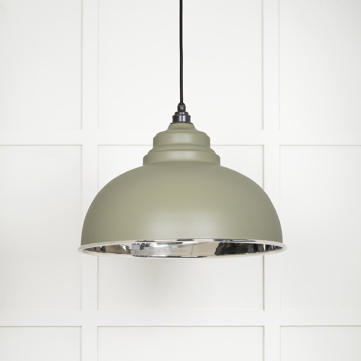 From The Anvil - Smooth Nickel Harborne Pendant in Tump | Sku. 49505TU | Trade Door Handles.