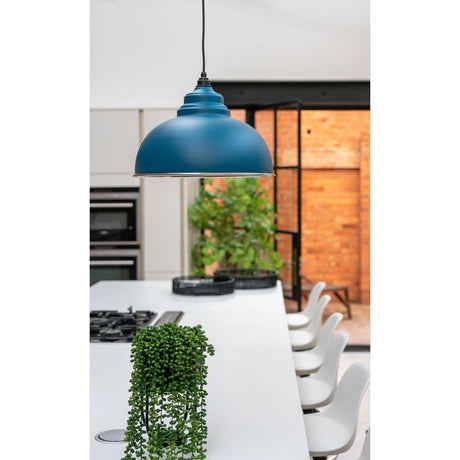 From The Anvil - Smooth Nickel Harborne Pendant in Upstream | Sku. 49505U | Trade Door Handles.