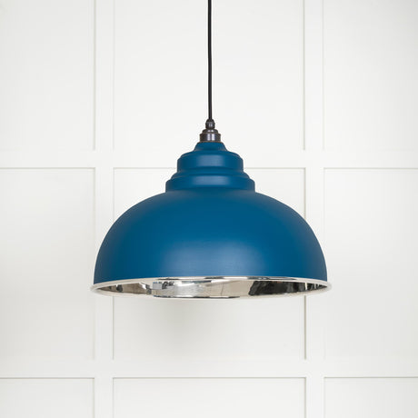 From The Anvil - Smooth Nickel Harborne Pendant in Upstream | Sku. 49505U | Trade Door Handles.