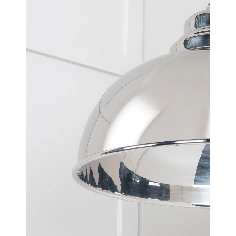 From The Anvil - Smooth Nickel Harborne Pendant | Sku. 49505 | Trade Door Handles.