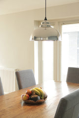 From The Anvil - Smooth Nickel Harborne Pendant | Sku. 49505 | Trade Door Handles.