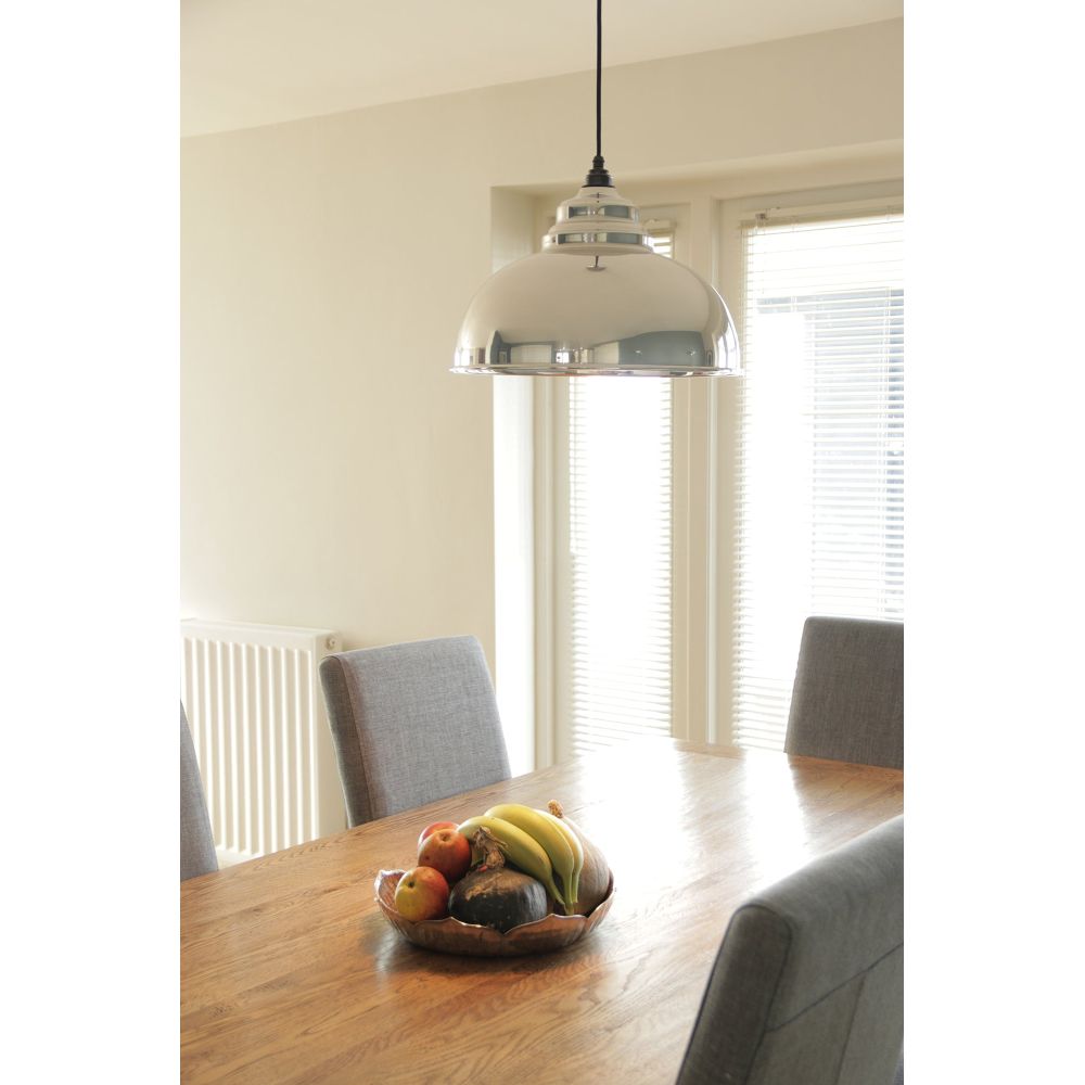 From The Anvil - Smooth Nickel Harborne Pendant | Sku. 49505 | Trade Door Handles.