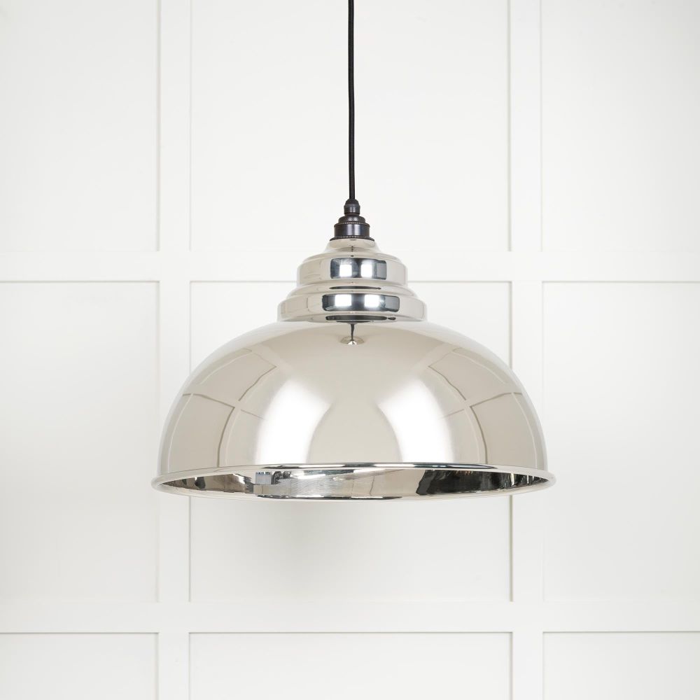 From The Anvil - Smooth Nickel Harborne Pendant | Sku. 49505 | Trade Door Handles.