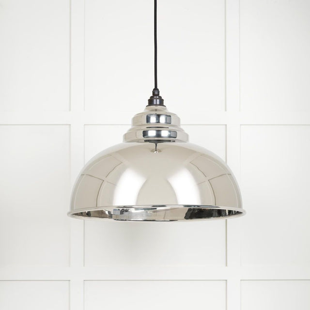 From The Anvil - Smooth Nickel Harborne Pendant | Sku. 49505 | Trade Door Handles.