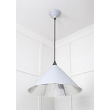 From The Anvil - Smooth Nickel Hockley Pendant in Birch | Sku. 49506BI | Trade Door Handles.
