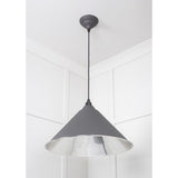 From The Anvil - Smooth Nickel Hockley Pendant in Bluff | Sku. 49506BL | Trade Door Handles.