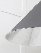 From The Anvil - Smooth Nickel Hockley Pendant in Bluff | Sku. 49506BL | Trade Door Handles.