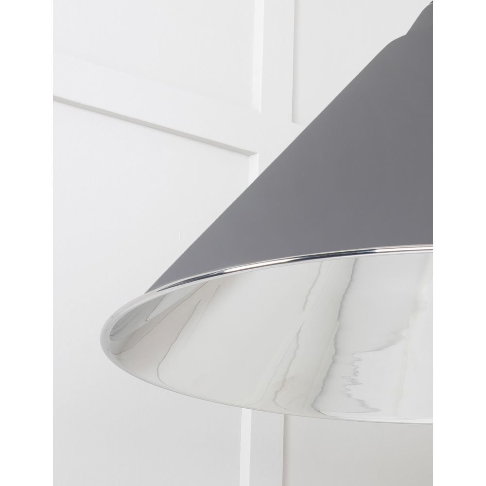 From The Anvil - Smooth Nickel Hockley Pendant in Bluff | Sku. 49506BL | Trade Door Handles.