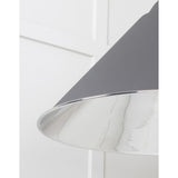 From The Anvil - Smooth Nickel Hockley Pendant in Bluff | Sku. 49506BL | Trade Door Handles.
