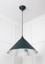 From The Anvil - Smooth Nickel Hockley Pendant in Dingle | Sku. 49506DI | Trade Door Handles.