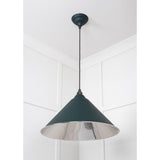 From The Anvil - Smooth Nickel Hockley Pendant in Dingle | Sku. 49506DI | Trade Door Handles.