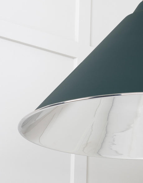 From The Anvil - Smooth Nickel Hockley Pendant in Dingle | Sku. 49506DI | Trade Door Handles.