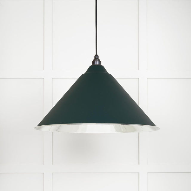 From The Anvil - Smooth Nickel Hockley Pendant in Dingle | Sku. 49506DI | Trade Door Handles.