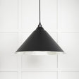 From The Anvil - Smooth Nickel Hockley Pendant in Elan Black | Sku. 49506EB | Trade Door Handles.