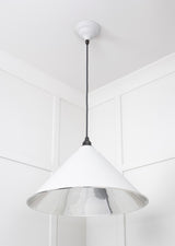 From The Anvil - Smooth Nickel Hockley Pendant in Flock | Sku. 49506F | Trade Door Handles.