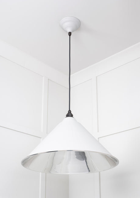 From The Anvil - Smooth Nickel Hockley Pendant in Flock | Sku. 49506F | Trade Door Handles.