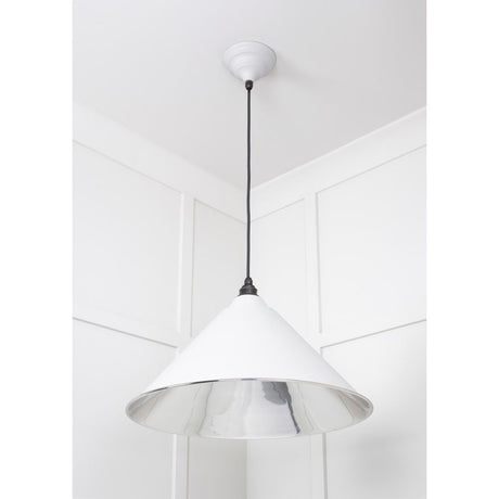 From The Anvil - Smooth Nickel Hockley Pendant in Flock | Sku. 49506F | Trade Door Handles.