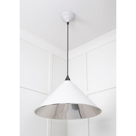 From The Anvil - Smooth Nickel Hockley Pendant in Flock | Sku. 49506F | Trade Door Handles.