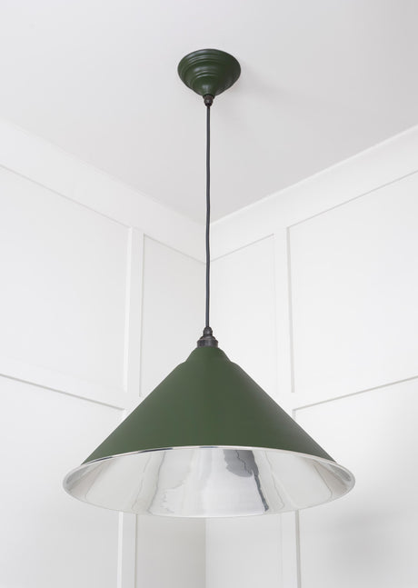 From The Anvil - Smooth Nickel Hockley Pendant in Heath | Sku. 49506H | Trade Door Handles.