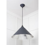 From The Anvil - Smooth Nickel Hockley Pendant in Slate | Sku. 49506SL | Trade Door Handles.