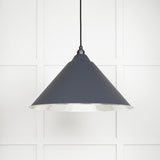 From The Anvil - Smooth Nickel Hockley Pendant in Slate | Sku. 49506SL | Trade Door Handles.