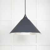 From The Anvil - Smooth Nickel Hockley Pendant in Slate | Sku. 49506SL | Trade Door Handles.