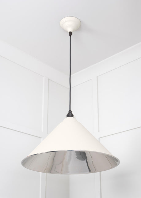 From The Anvil - Smooth Nickel Hockley Pendant in Teasel | Sku. 49506TE | Trade Door Handles.
