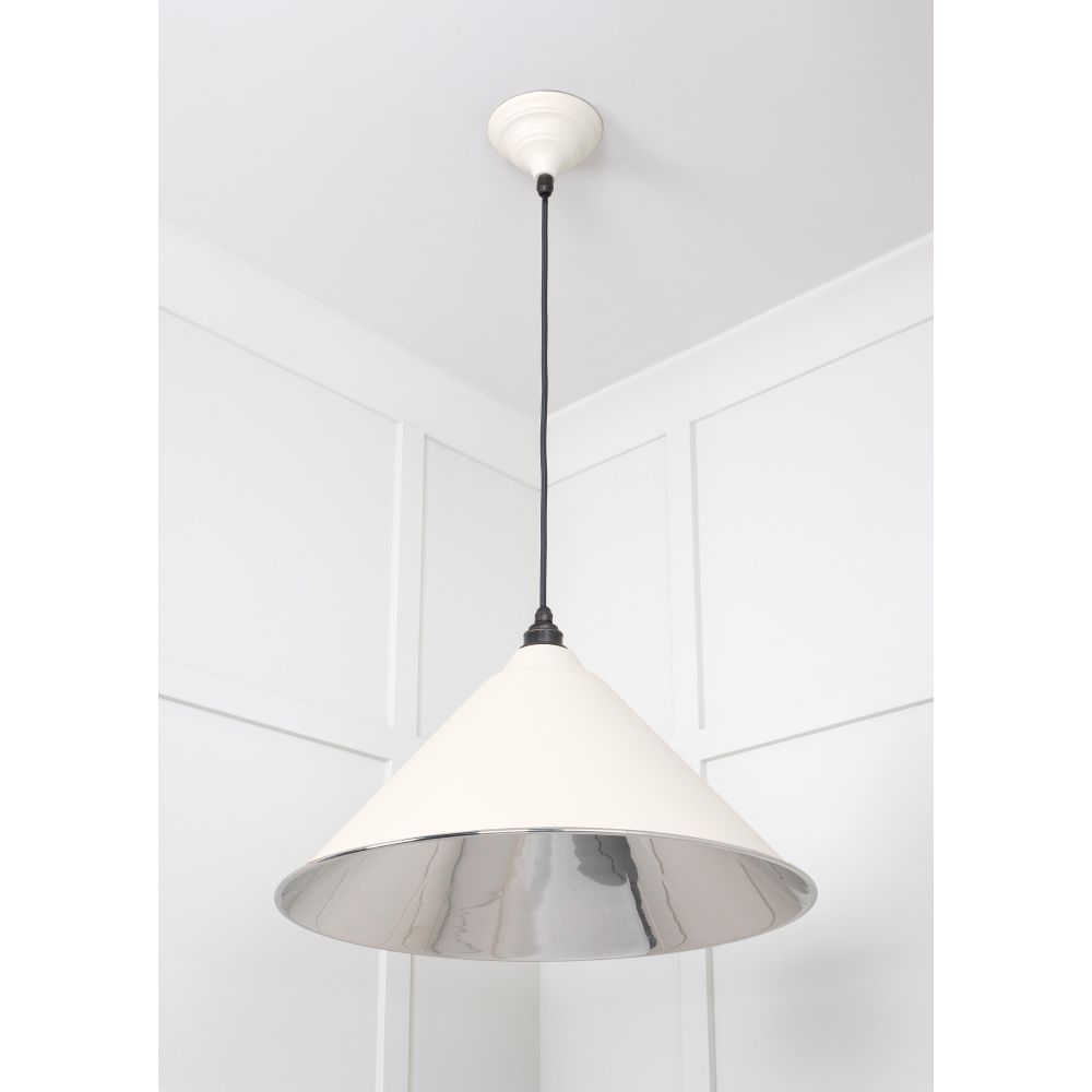 From The Anvil - Smooth Nickel Hockley Pendant in Teasel | Sku. 49506TE | Trade Door Handles.