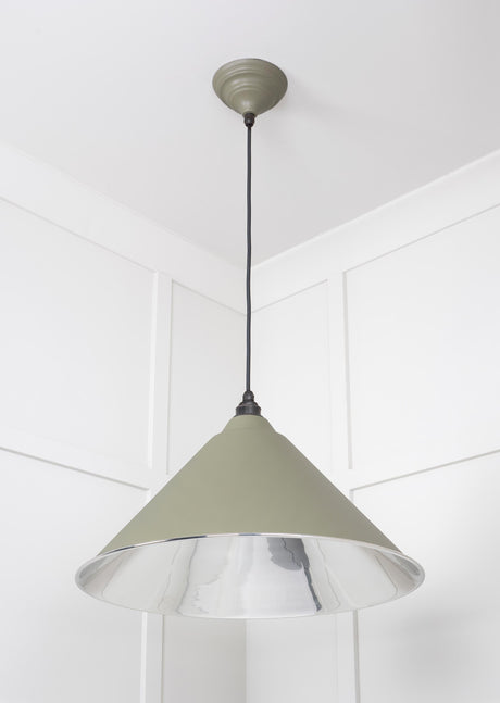 From The Anvil - Smooth Nickel Hockley Pendant in Tump | Sku. 49506TU | Trade Door Handles.