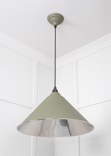 From The Anvil - Smooth Nickel Hockley Pendant in Tump | Sku. 49506TU | Trade Door Handles.
