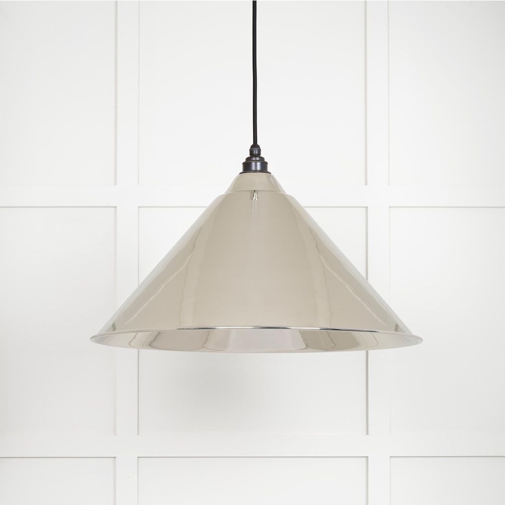 From The Anvil - Smooth Nickel Hockley Pendant | Sku. 49506 | Trade Door Handles.