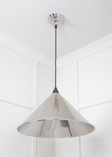 From The Anvil - Smooth Nickel Hockley Pendant | Sku. 49506 | Trade Door Handles.