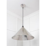 From The Anvil - Smooth Nickel Hockley Pendant | Sku. 49506 | Trade Door Handles.