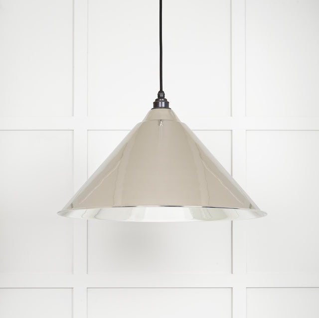 From The Anvil - Smooth Nickel Hockley Pendant | Sku. 49506 | Trade Door Handles.