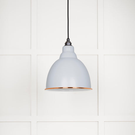 From The Anvil - White Gloss Brindley Pendant in Birch | Sku. 49507BI | Trade Door Handles.