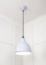 From The Anvil - White Gloss Brindley Pendant in Birch | Sku. 49507BI | Trade Door Handles.