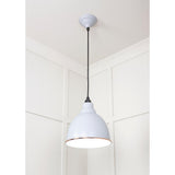 From The Anvil - White Gloss Brindley Pendant in Birch | Sku. 49507BI | Trade Door Handles.
